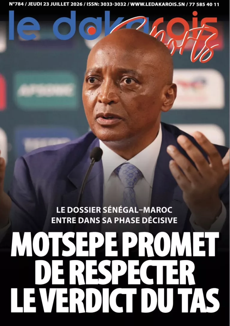 Découvrez les Unes des journaux sénégalais du jeudi 23 juillet 2026