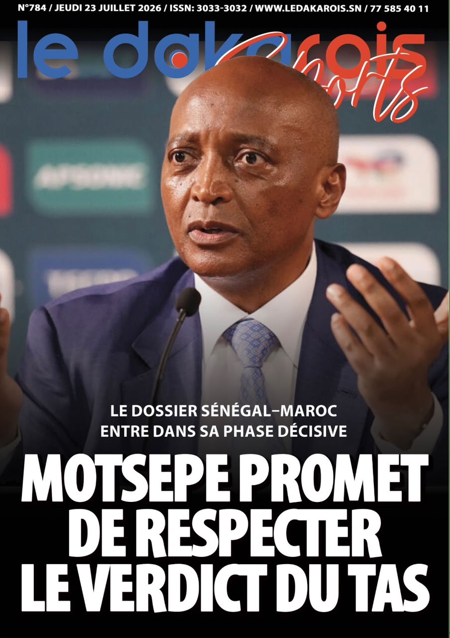 Découvrez les Unes des journaux sénégalais du jeudi 23 juillet 2026