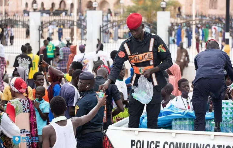 Grand Magal de Touba : Quand la police nationale conjugue sécurité et solidarité