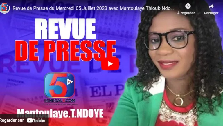 Revue de Presse Wolof Zik FM : Vendredi 07 Aout 2026 avec Mantoulaye Thioub Ndoye