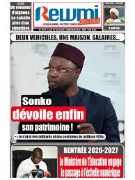 Découvrez les Unes des journaux sénégalais du lundi 17 août 2026