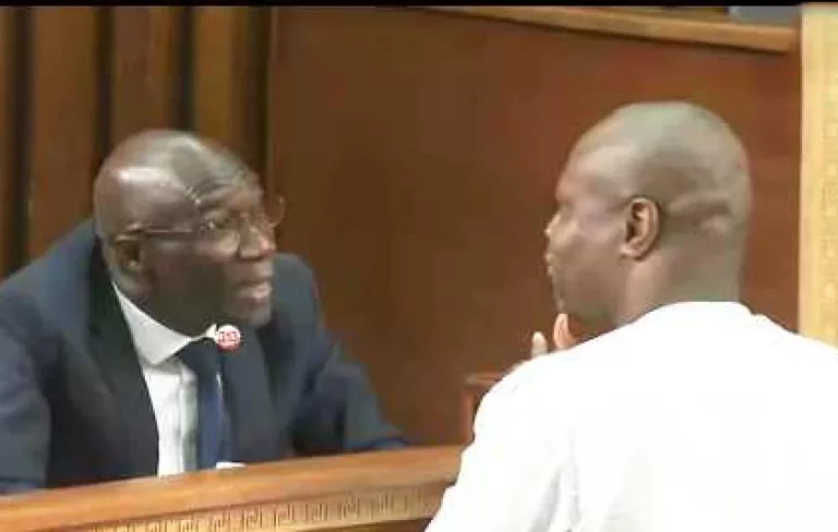 Assemblée nationale : le ministre de la Justice, Me Moussa Sarr répond à Guy Marius Sagna