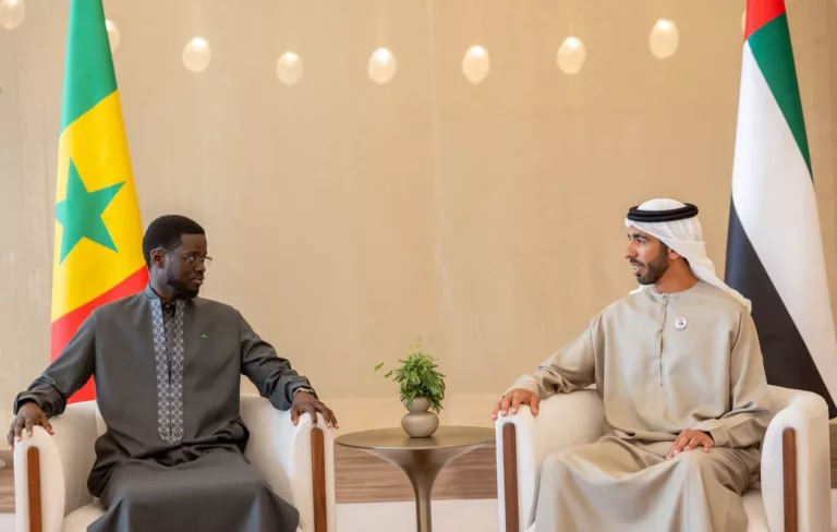 A Abu Dhabi : Bassirou Diomaye Faye reçu à Abu Dhabi par Mohammed ben Zayed