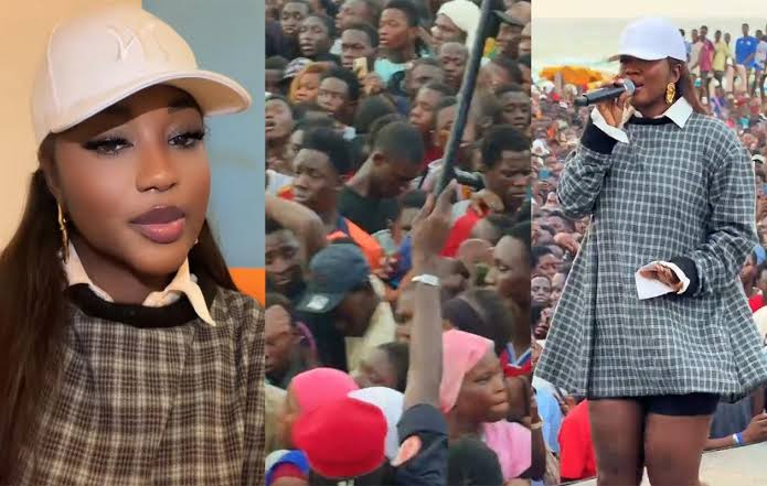 Malika plage: la police interrompt le concert de Mia Guissé