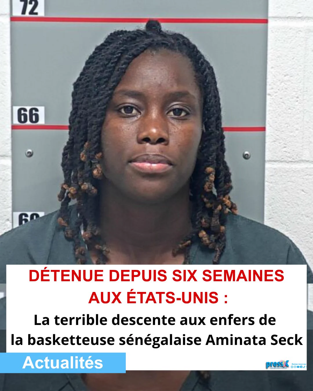 Détenue depuis six semaines aux États-Unis : la terrible descente aux enfers de la basketteuse sénégalaise Aminata Seck