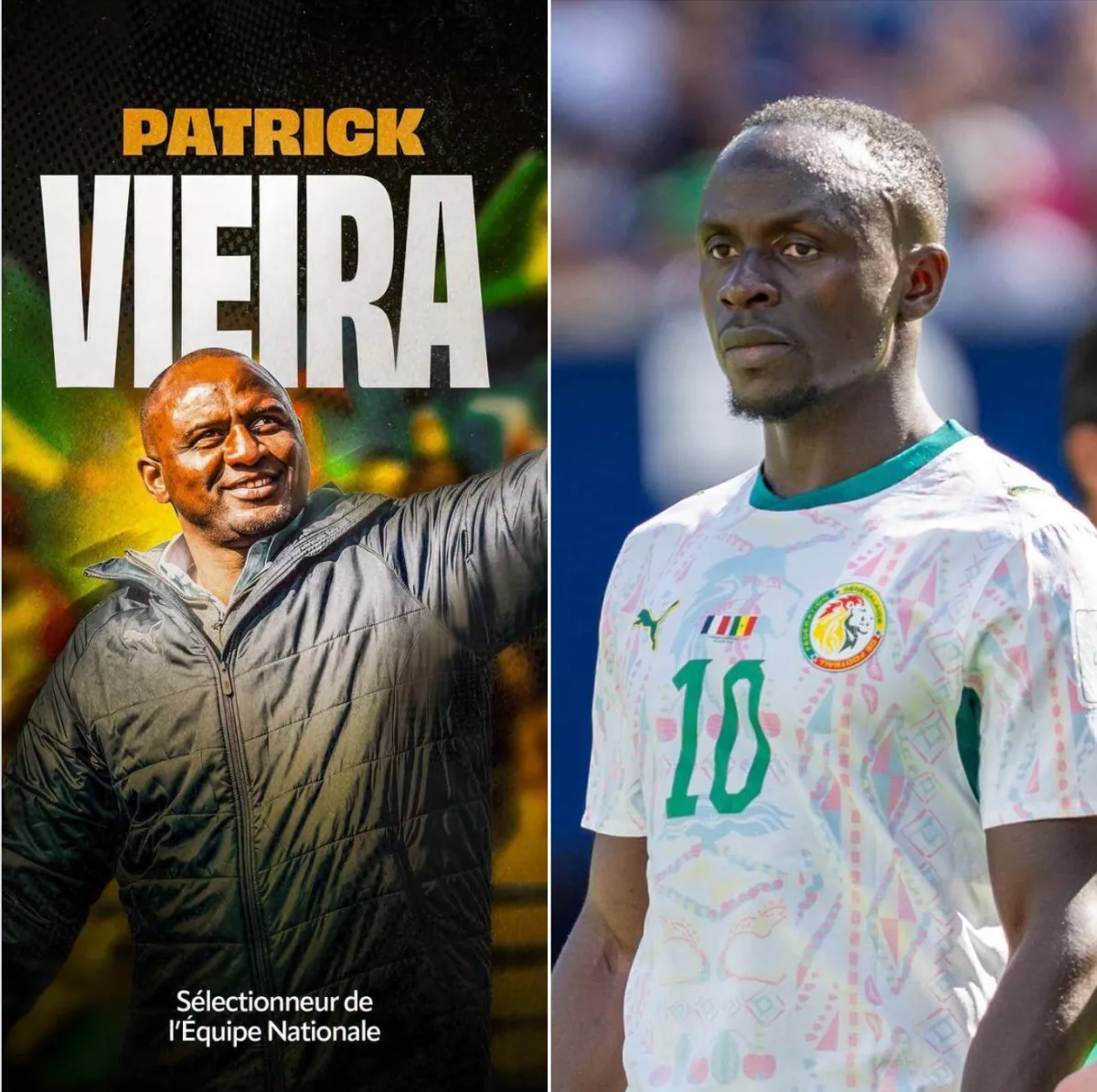 Patrick Vieira parle de Sadio Mane :« Il n’est pas là aujourd’hui et sera peut-être avec nous…»