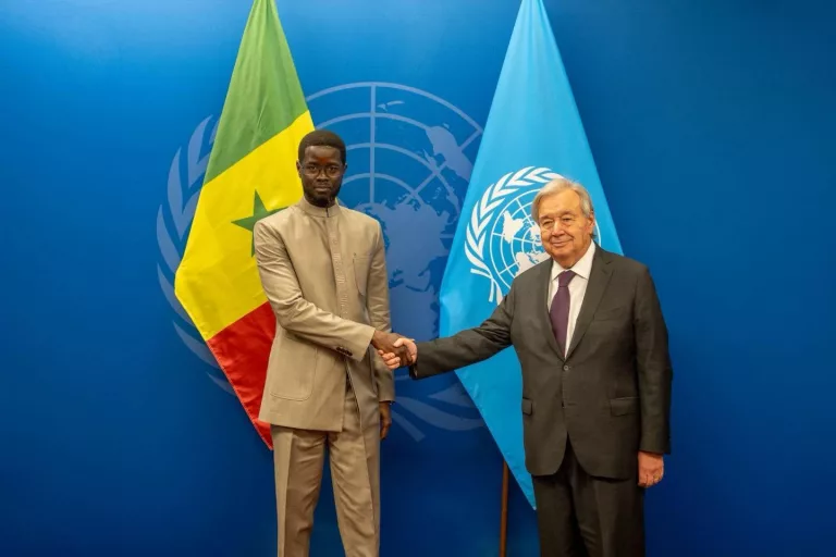 Audience avec Guterres : Diomaye salue «une décennie d'efforts en faveur de la paix et de la justice»