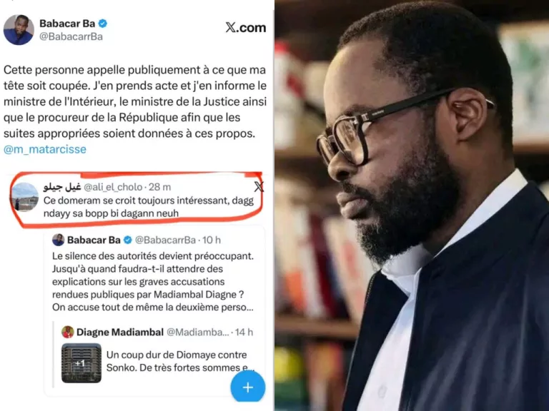 Babacar Ba visé par un appel à lui couper la tête, il alerte les autorités