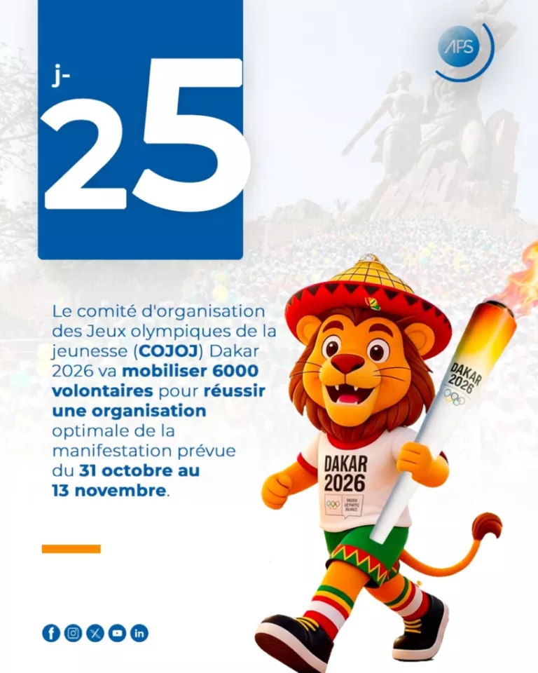 JOJ Dakar-2026 : Circulation réglementée le 31 octobre