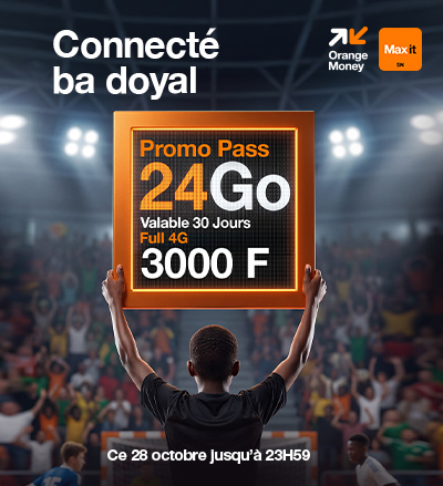 JOJ Dakar 2026 : Orange Sénégal lance Max it en wolof et une offre 24 Go à 3 000 F