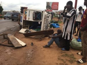 Urgent – Axe Linguère-Dahra : Un minicar se renverse et fait 10 blessés dont 02 graves