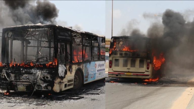 Plus de 100 bus incendiés à Dakar Dem Dikk : l'inter-syndicat des travailleurs hausse le ton