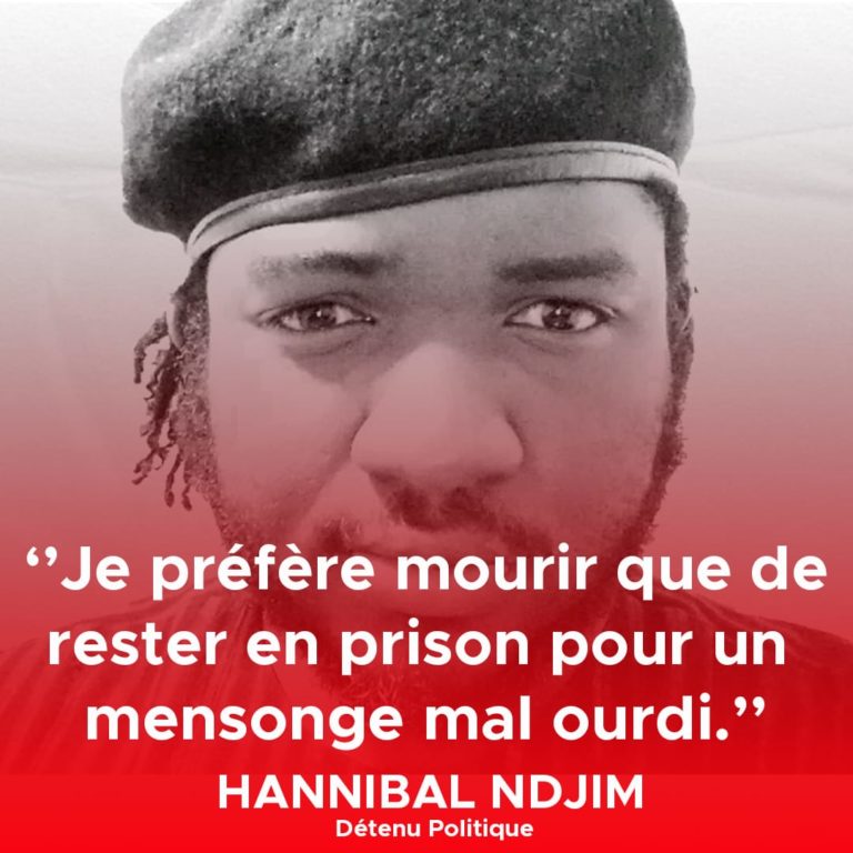 ​Je préfère mourrir que de rester en prison pour un mensonge mal ourdi. Par Hannibal Djim