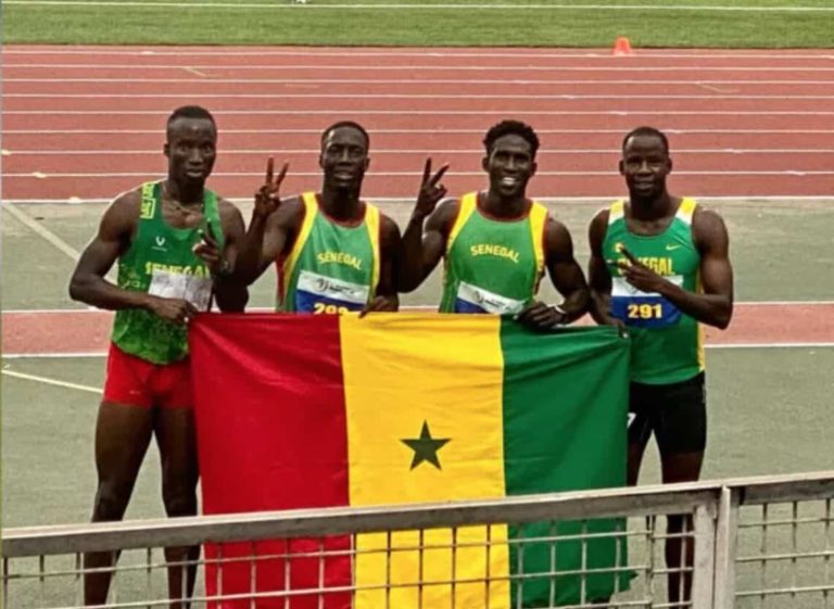 Jeux de la Francophonie – Une médaille d’argent aux 4x100m hommes pour le Sénégal
