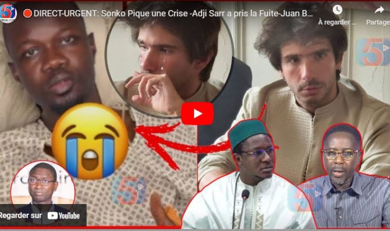 🛑DIRECT-URGENT: Sonko Pique une Crise -Adji Sarr a pris la Fuite-Juan Branco Fait une Annonce Procés