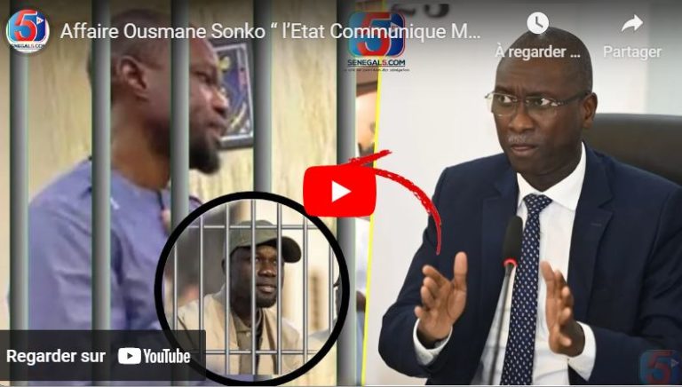 Affaire Ousmane Sonko “ l’Etat Communique Mal…Ismaïla Madior et Antoine sont l’incarnation d’une…”