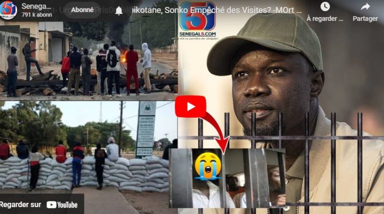 🛑Direct- Urgent🚨Pris0n Sébikotane, Sonko Empêché des Visites? -MOrt à -Situation à Ziguinchor -