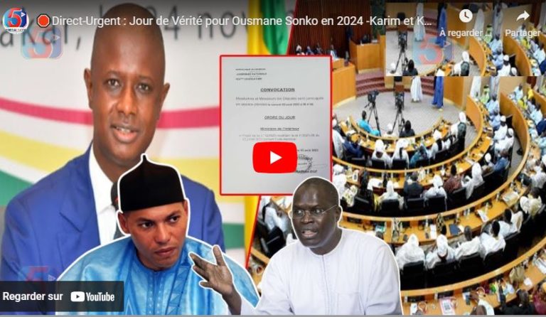 🛑Direct-Urgent : Jour de Vérité pour Ousmane Sonko en 2024 -Karim et Khalifa Édifiés sur leur Sort