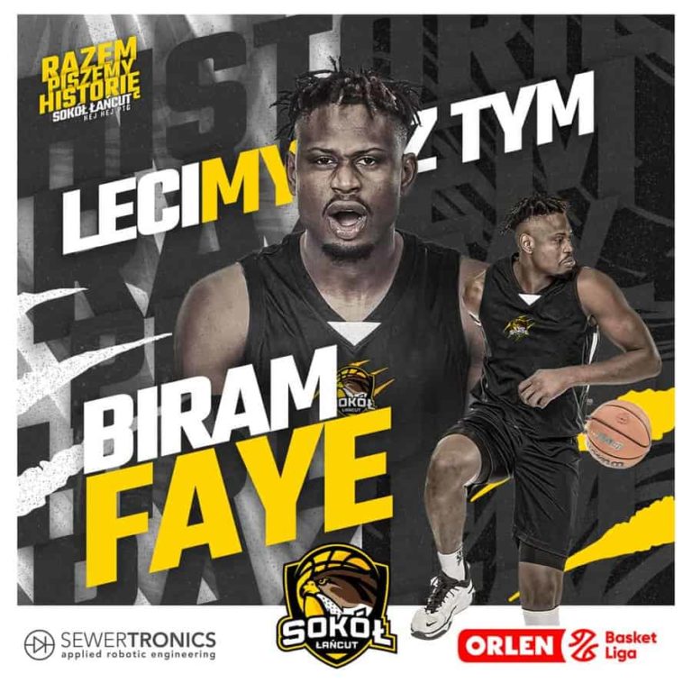 Mercato – Basket : Biram Faye rejoint Sokola Lancut, en Pologne !