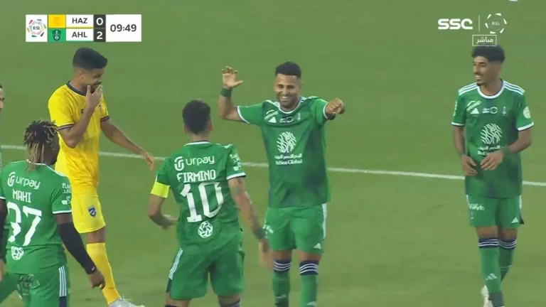 Accélération Saint Maximin, Mahrez à la passe, Firmino marque déjà un doublé express avec Al Ahli (Vidéo)