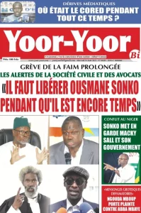 Une des journaux du mercredi 16 août 2023Une des journaux du mercredi 16 août 2023