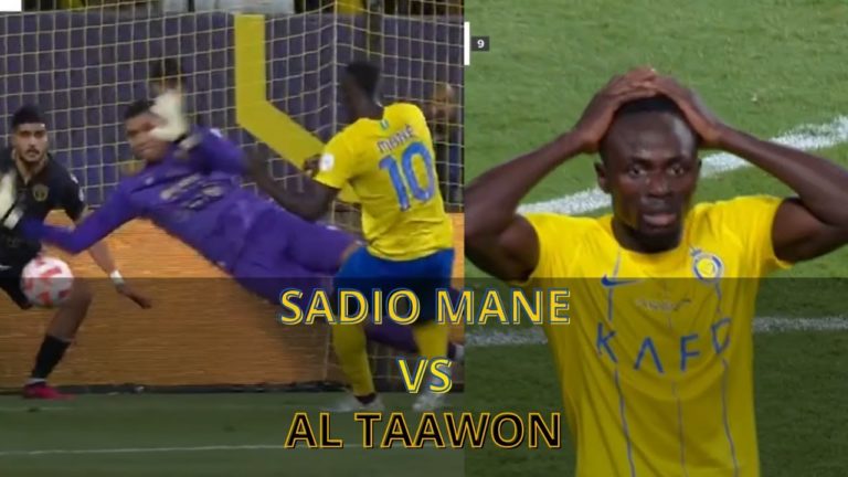 Sadio Mané ce soir avec Al Nassr vs Al Taawoun | HD 1080i