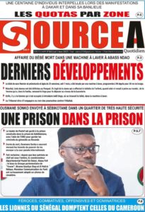 Une des journaux du jeudi 03 août 2023