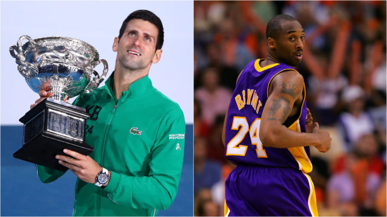 L’hommage émouvant de Djokovic à Kobe Bryant après sa 24e victoire en Grand Chelem