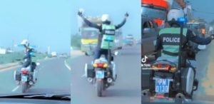 Escorte d’un vendeur de téléphones : ce que risque le motard de la police