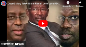 Quand Mary Teuw Niane Faisait de Grosse Révélation sur l'Etat -Parle aux Juges.Président Bouy Nommé