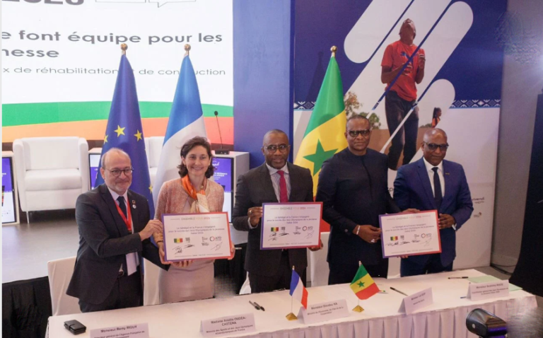 JOJ 2026 – Un nouvel accord de financement de 10 millions Fcfa entre le Sénégal et la France pour la réhabilitation d’infrastructures sportives !