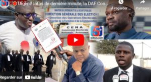 🛑Urgent! Infos de dernière minute, la DAF Confirme SONKO -Les Avocats Pressent CENA à Substituer DGE