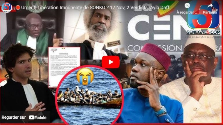 🛑Urgent! Libération Imminente de SONKO ? 17 Nov, 2 Verdicts -Ayib Daffé à nouveau à la CENA -Pirogue