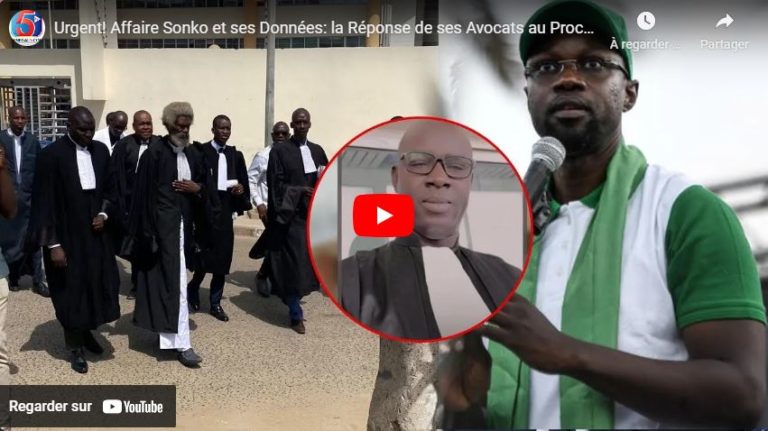 Urgent! Affaire Sonko et ses Données: la Réponse de ses Avocats au Procureur…