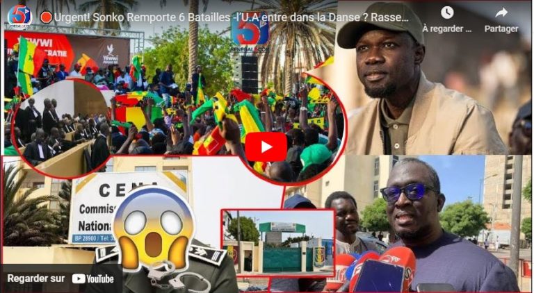 🛑Urgent! Sonko Remporte 6 Batailles -l’U.A entre dans la Danse ? Rassemblement du Jour…