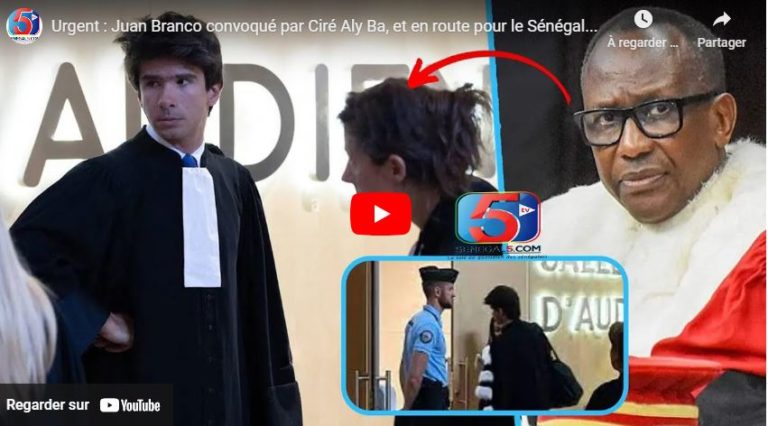 Urgent : Juan Branco convoqué par Ciré Aly Ba, et en route pour le Sénégal...