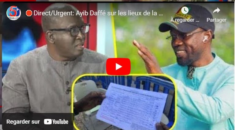 🛑Direct/Urgent: Ayib Daffé sur les lieux de la DGE Actuellement…