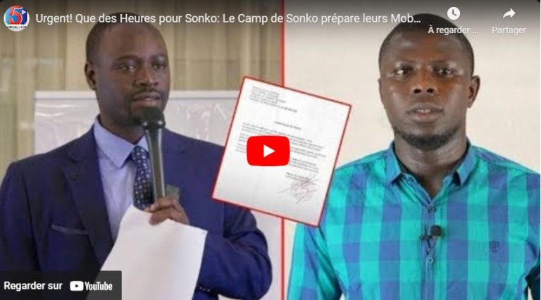 Urgent! Que des Heures pour Sonko: Le Camp de Sonko prépare leurs Mobilisations