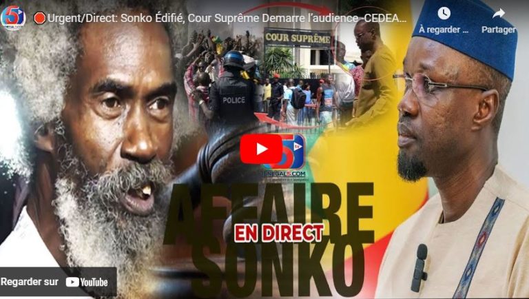 🛑Urgent/Direct: Sonko Édifié, Cour Suprême Demarre l’audience -CEDEAO délibère: Vendredi Décisif