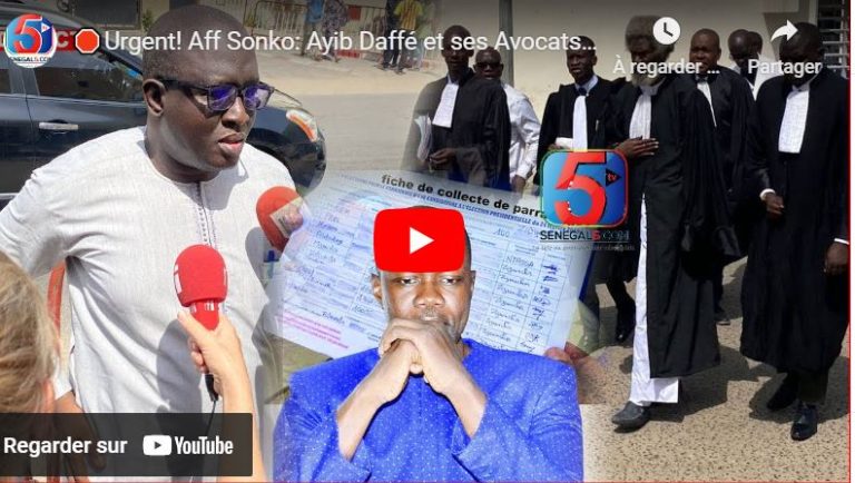 🛑Urgent! Aff Sonko: Ayib Daffé et ses Avocats Saisissent à la dernière minute la CENA -Substitution.