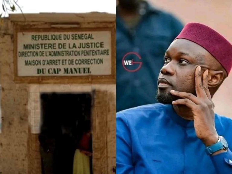 Ousmane Sonko transféré à la prison du Cap Manuel