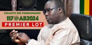 Pape Modou Fall de Dëgg Moo Woor collecte un lot de 24 254 parrains pour Amadou Bâ