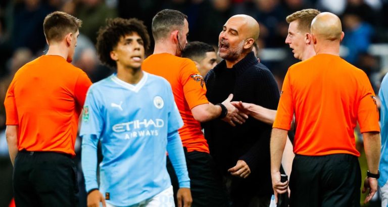 Man City : Guardiola refuse d'allumer l'arbitre