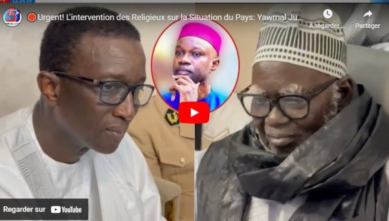 🛑Urgent! L’intervention des Religieux sur la Situation du Pays: Yawmal Jummah…