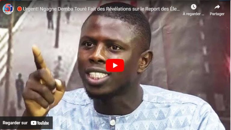 🛑Urgent! Ngagne Demba Touré Fait des Révélations sur le Report des Élection et tire sur l’opposition