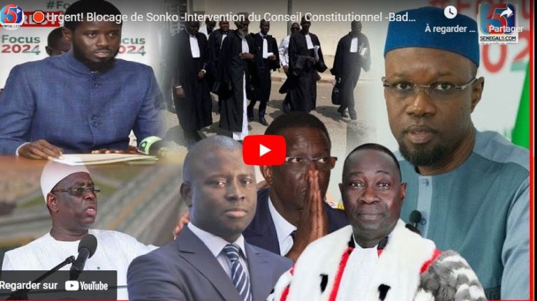 🛑Urgent! Blocage de Sonko -Intervention du Conseil Constitutionnel -Badio Camara Tranche -Clédor