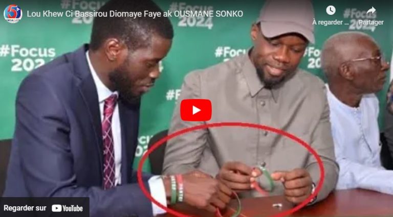 Lou Khew Ci Bassirou Diomaye Faye ak OUSMANE SONKO