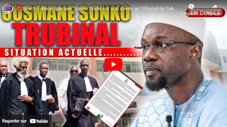 🛑Direct• Édition Spéciale: Sonko Scellé sur son Avenir au Tribunal de Dakar…