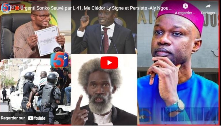 🛑Urgent! Sonko Sauvé par L 41, Me Clédor Ly Signe et Persiste -Aly Ngouille Ndiaye Convoqué à la S.U