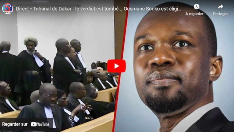 Direct • Tribunal de Dakar - le verdict est tombé... Ousmane Sonko est éligible aux elections 2024